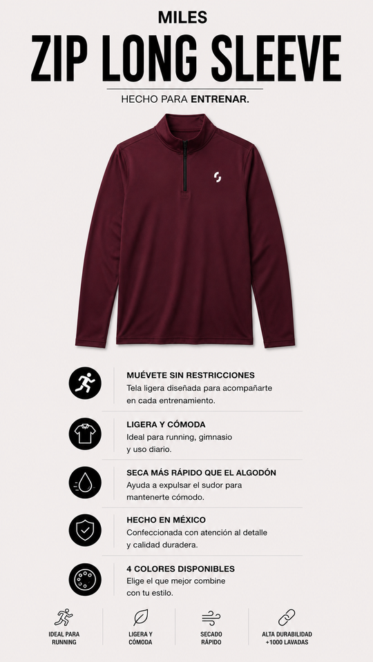 Zip Long Sleeve