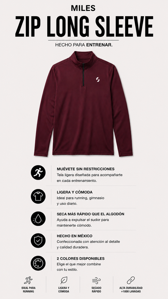 Zip Long Sleeve Dama