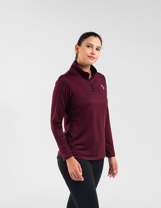 Zip Long Sleeve Tinto Dama