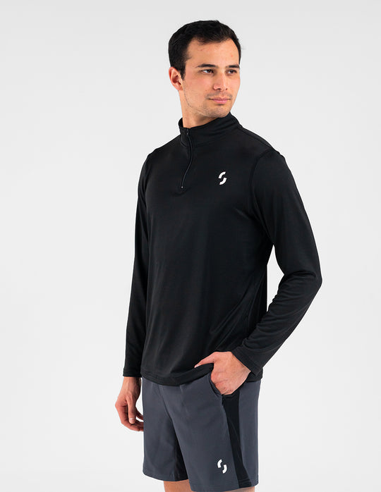 Zip Long Sleeve Negro
