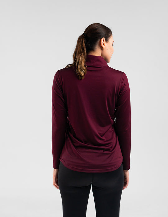 Zip Long Sleeve Tinto Dama
