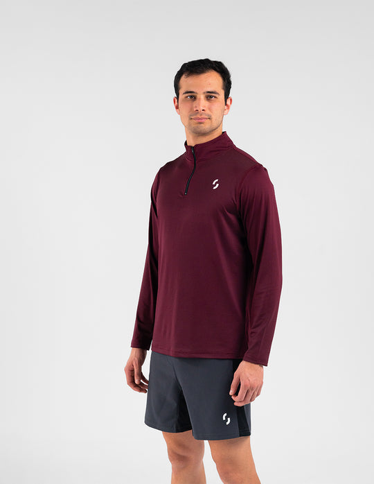 Zip Long Sleeve Tinto