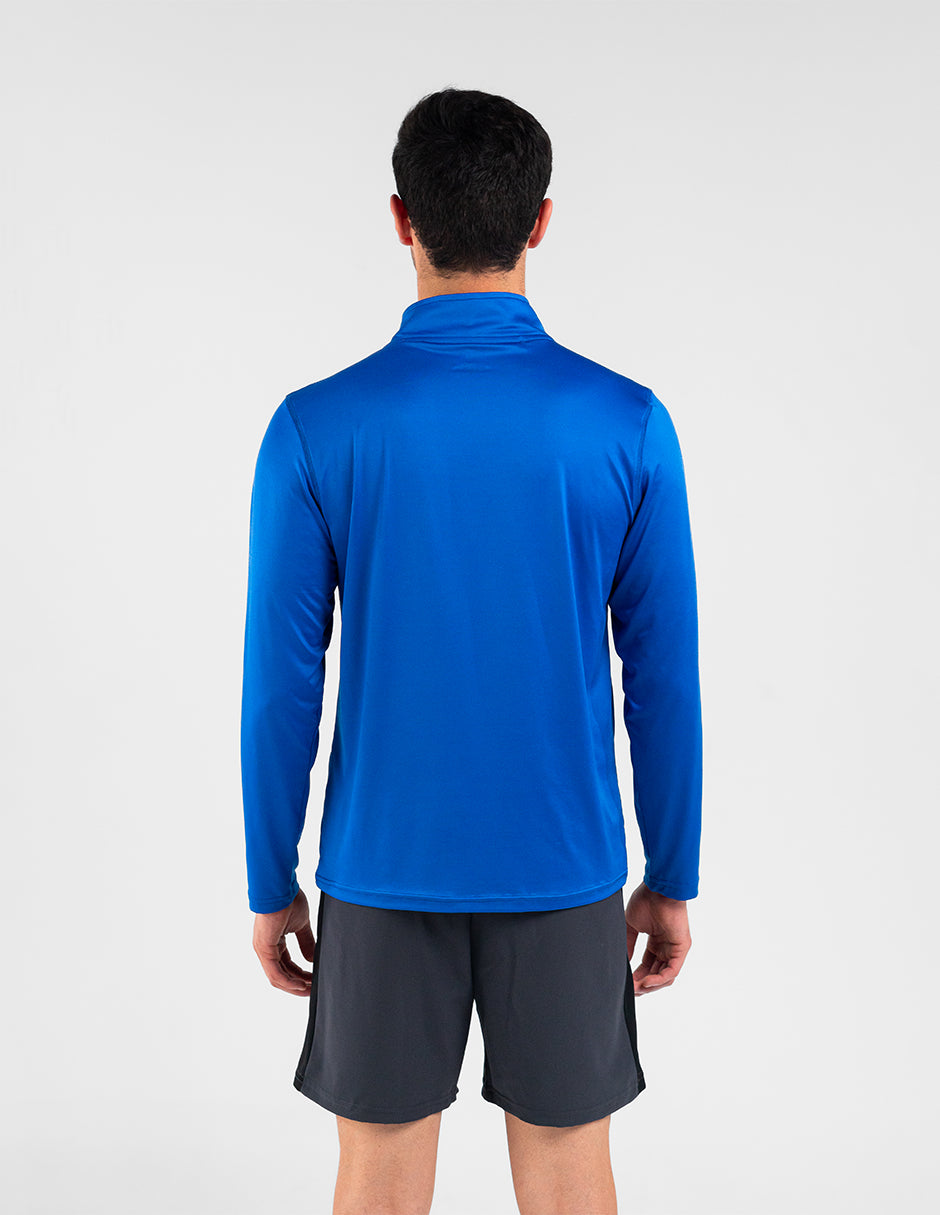 Zip Long Sleeve Azul Rey
