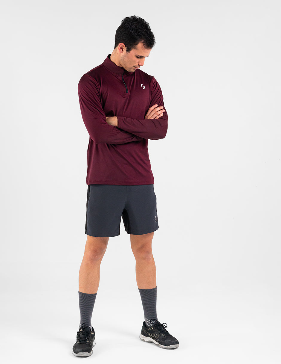 Zip Long Sleeve Tinto