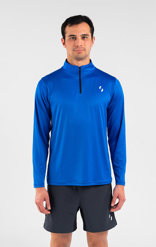 Zip Long Sleeve Azul Rey