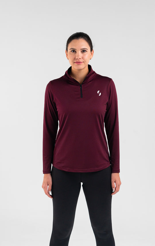 Zip Long Sleeve Tinto Dama