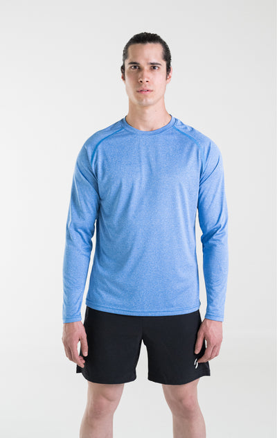 Long Sport Shirt Azul