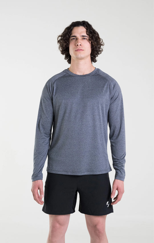 Long Sport Shirt Gris Oxford