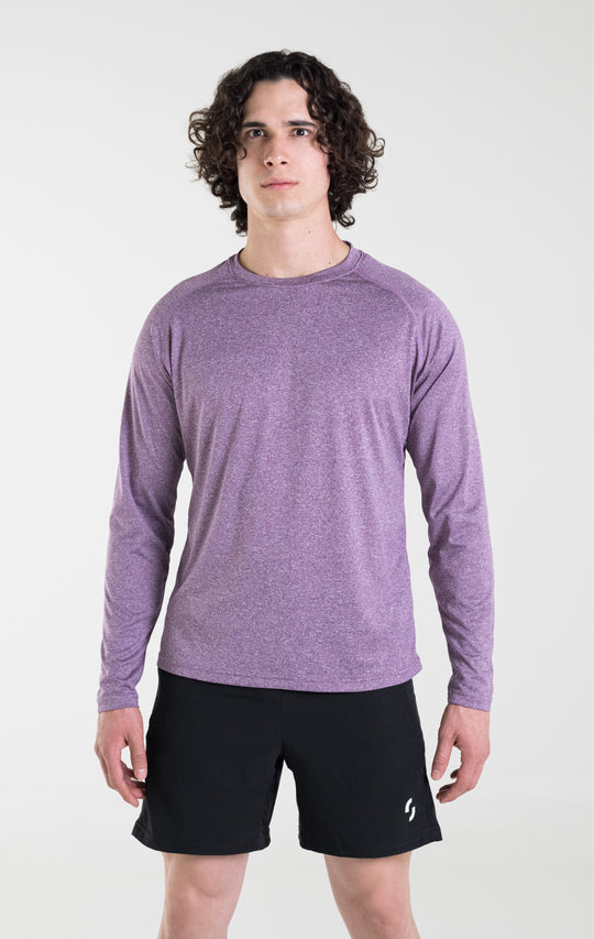 Long Sport Shirt Morado
