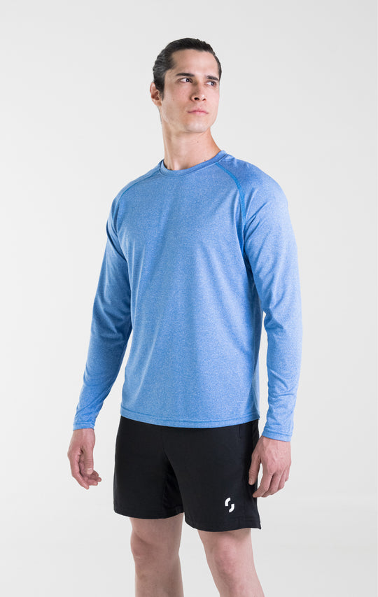 Long Sport Shirt Azul