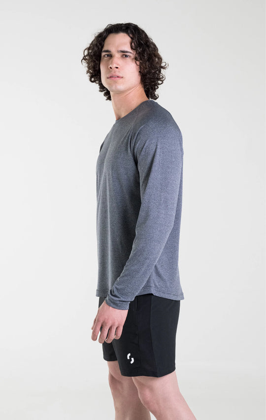 Long Sport Shirt Gris Oxford