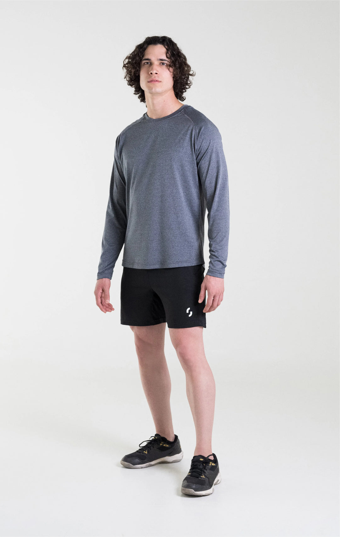 Long Sport Shirt Gris Oxford