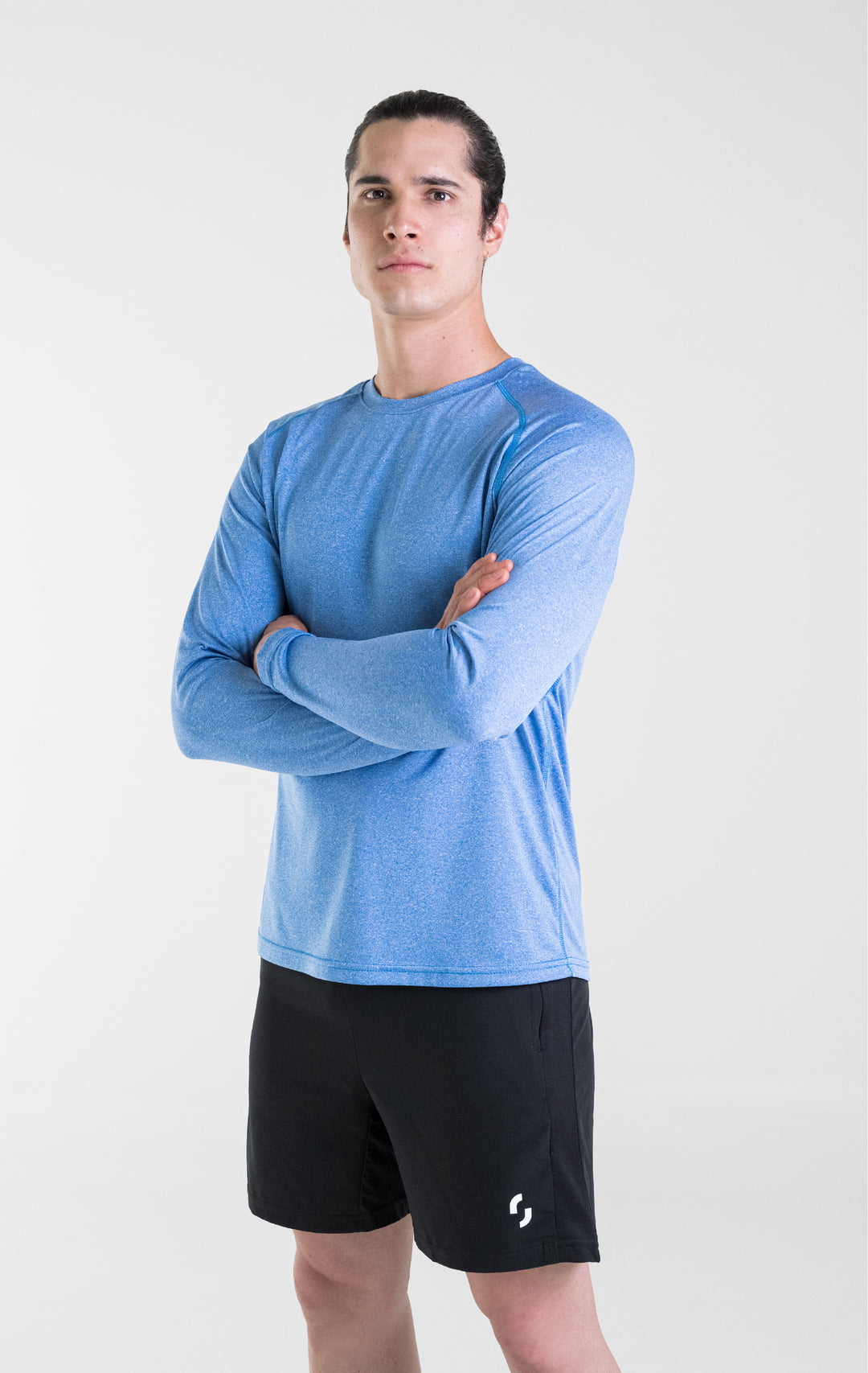 Long Sport Shirt Azul