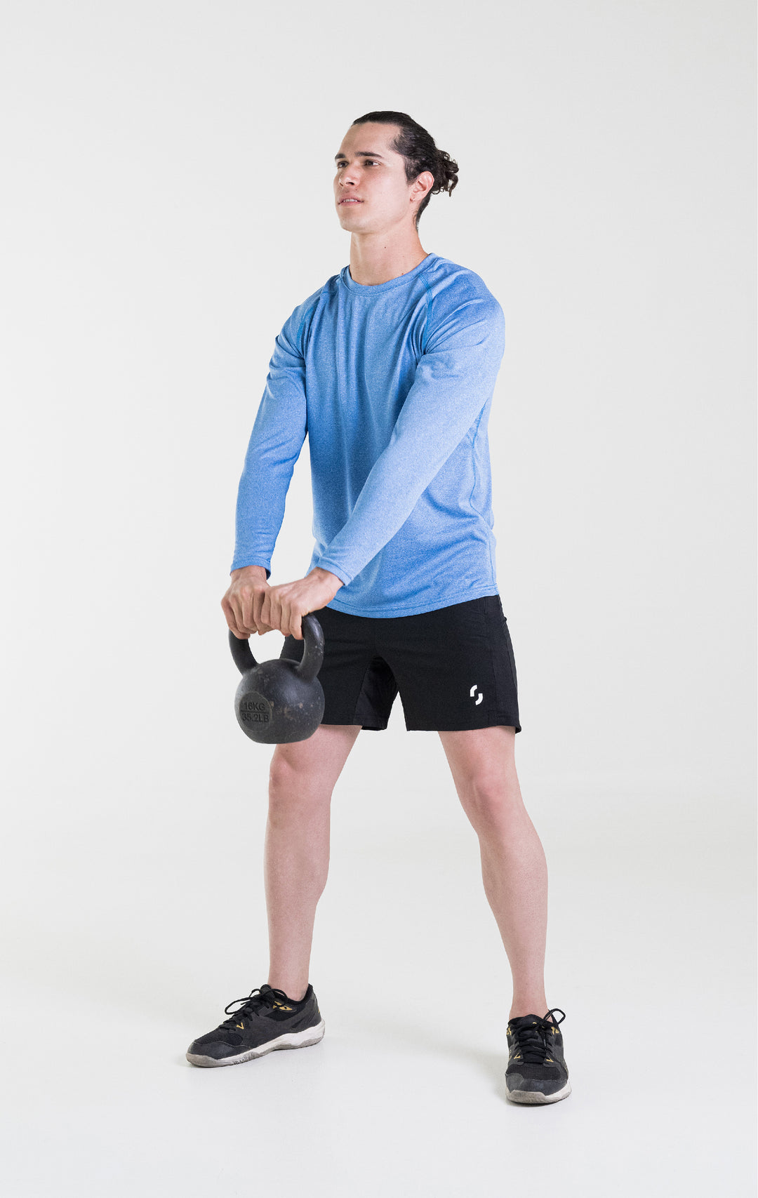 Long Sport Shirt Azul