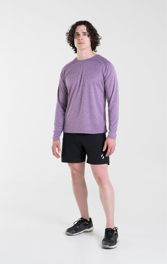 Long Sport Shirt Morado