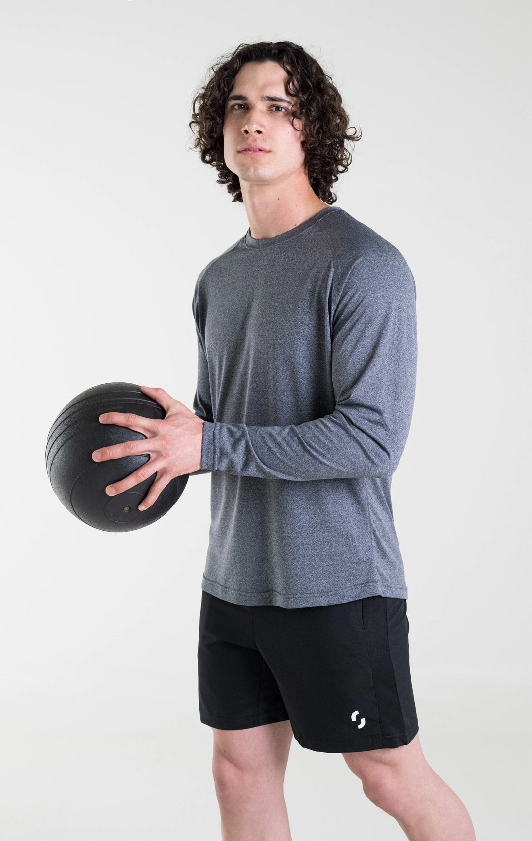 Long Sport Shirt Gris Oxford