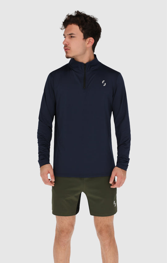 Zip Long Sleeve Azul