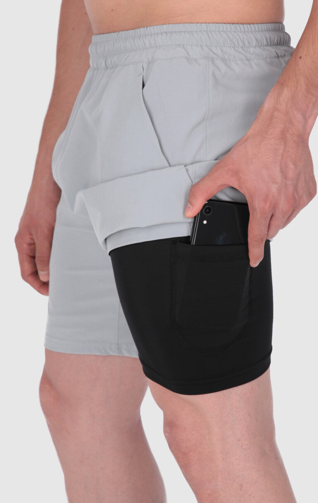 Cross Short Gris