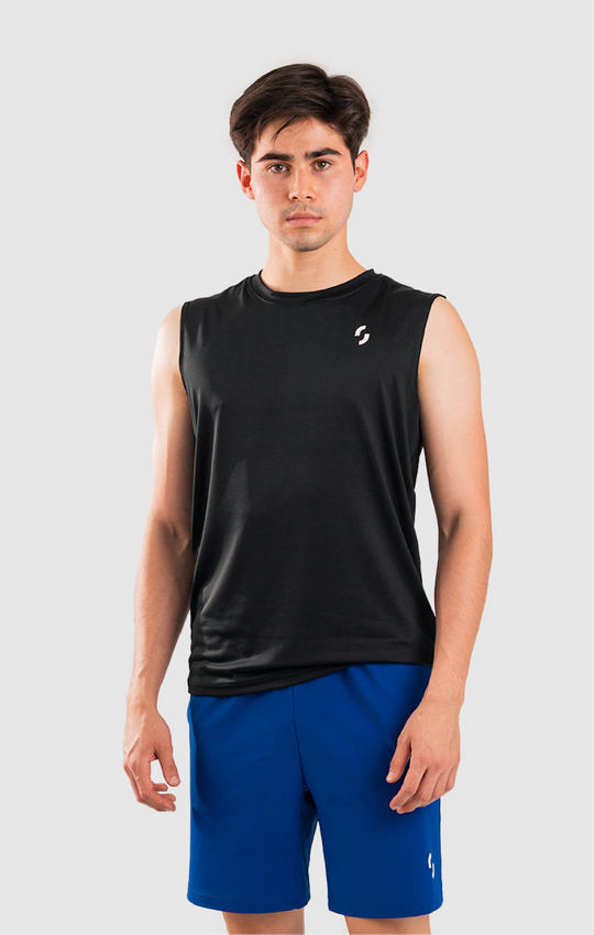 Sleeveless Shirt Negro