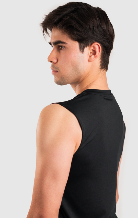 Sleeveless Shirt Negro